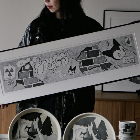 Blues on the wall